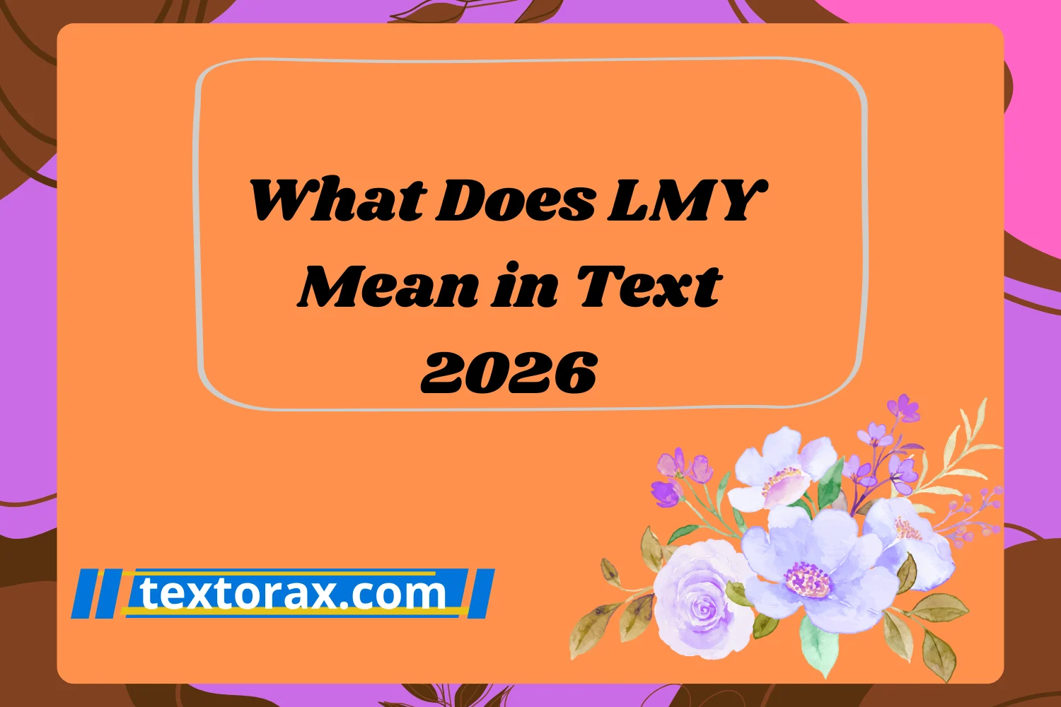 What Does LMY Mean in Text