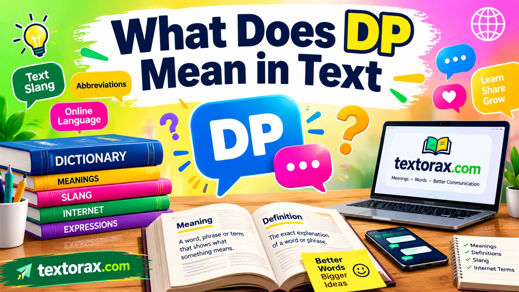 What Does DP Mean in Text