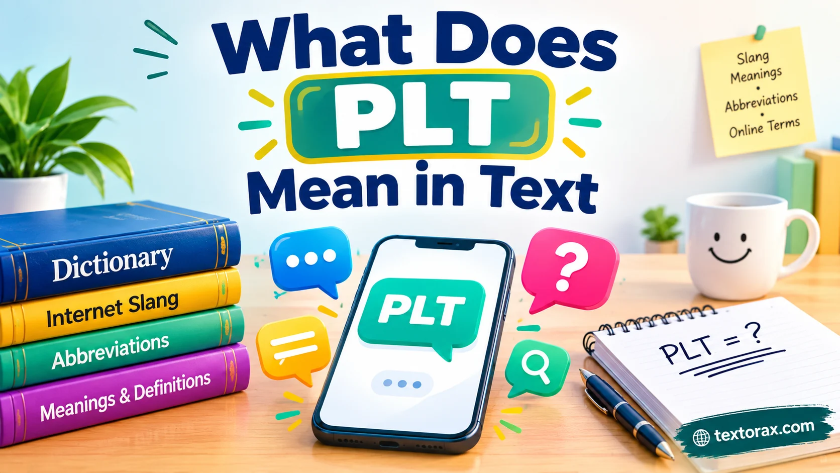 What Does PLT Mean in Text