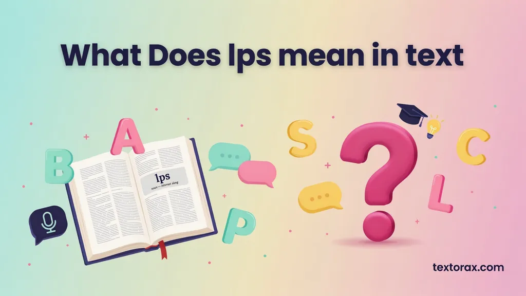 What Does lps mean in text